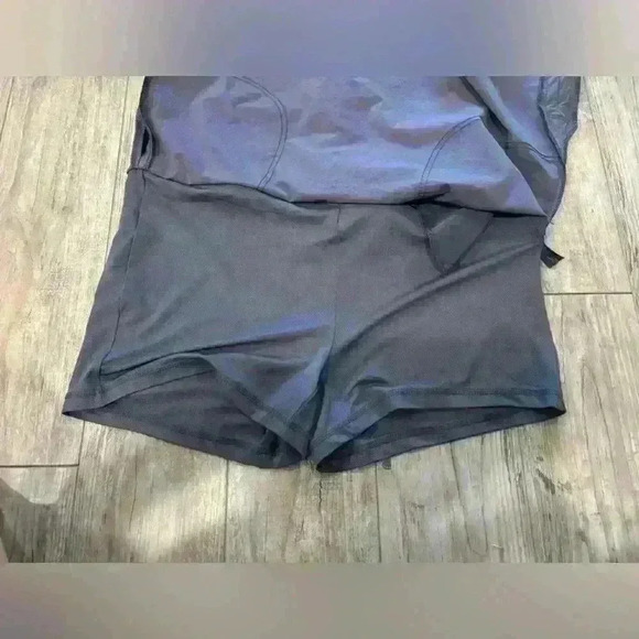 NEW GREEN TEA ⛳️ skort, grey athletic skirt with breathable shorts, XXL - Picture 6 of 6